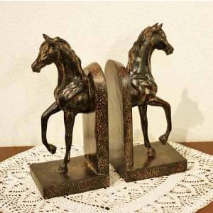 ブックエンド 本立て 馬 うま ホース Horse アワーグラス アンティーク