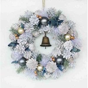クリスマス 輸入雑貨 ラベダパイン コーンリース コベントガーデン Covent Garden Christmas ナチュラル ハンドメイド 壁飾り PS-20