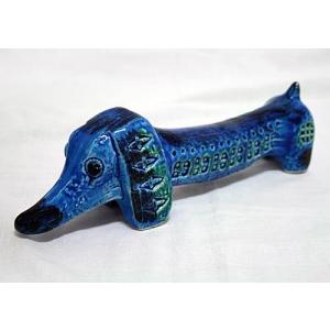 ミニチュアダックスフンド 置物 犬 インテリア オブジェ 陶器