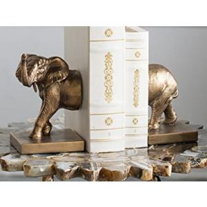 輸入雑貨 ブックエンド 本立て 象 ゾウ エレファント クラシック シャビーシック オブジェ 855...