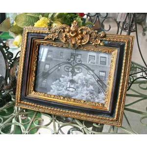 イタリア製 輸入雑貨 真鍮 ブラス フォトフレーム 写真立て ハート窓