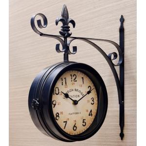 輸入雑貨 壁掛け時計 ビクトリアンパレス ウォールクロック 無音