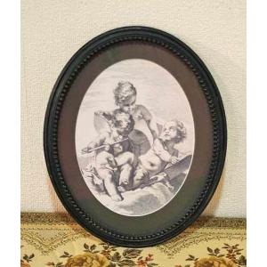 イタリア製 輸入雑貨 額絵 天使 エンジェル アートフレーム 愛の夢
