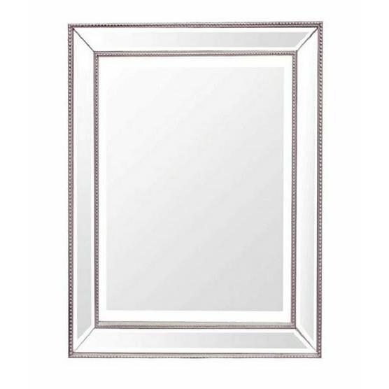 輸入雑貨 ミラー ミラーフレーム シルバートリム シンプル モダン クラシック ヨーロピアン 姫系 ...