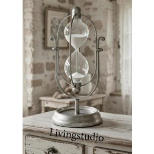 輸入雑貨 リュクス ミラーウォールクロック 時計 クラシック モダン