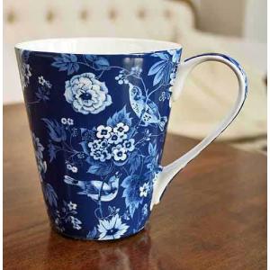 輸入雑貨 シックなブルーが素敵なマグカップ V&A Creativetops Garden Birds Blue イギリス 英国【メーカー直送：代引・同梱・送料無料対象外】｜living-studio