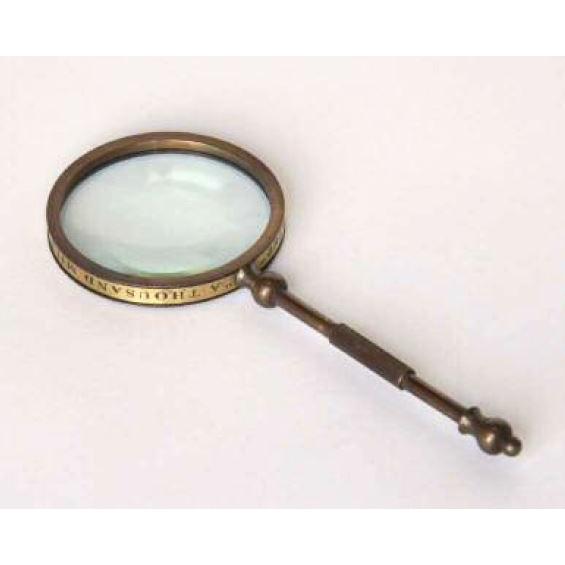 輸入雑貨 ルーペ 天眼鏡 ブラス クラシック 虫眼鏡 アンティーク風 シャビーシック ビンテージ 7...