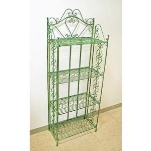 アイアン 4段シェルフ オープンラック アイアンラック ウィズリー