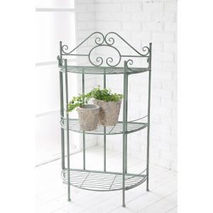 輸入家具 パウダーレース フォーティア シェルフ 飾り棚 アイアン