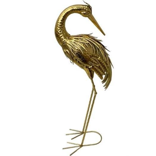 輸入雑貨 鶴 鳥 置物 ペア オブジェ クラシック モダン ゴールド ラグジュアリー 重厚 4042...