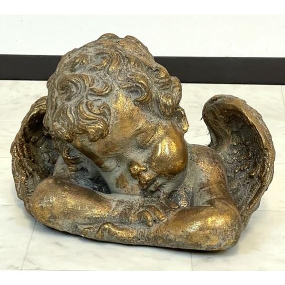 輸入雑貨 置物 天使 エンジェル ゴールド ブロンズ風 イタリアン アンティーク シャビーシック 6...