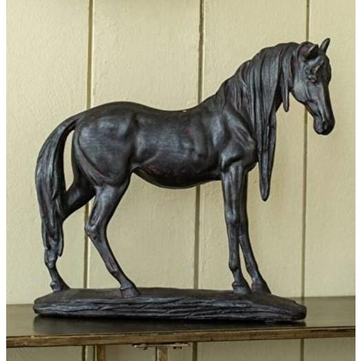 輸入雑貨 置物 馬 駿馬 ブロンズ風 風水 オブジェ ヨーロピアン アンティーク風 シャビーシック ...