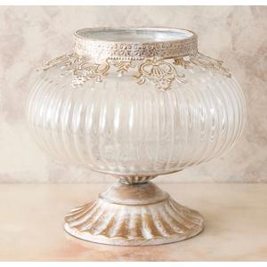 ポルトガル製 輸入雑貨 フラワーベース 花瓶 ロココ ローズ 手描き