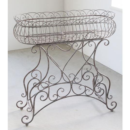 輸入家具 ホワイラス スタンドバスケット プランター コベントガーデン Covent Garden ...