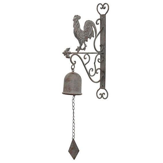 輸入雑貨 ドアコング ドアベル ニワトリ 風見鶏 アイアン シャビーシック アンティーク風 ブロカン...