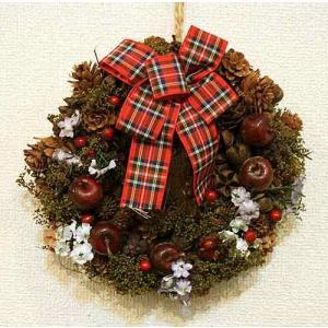 クリスマス 輸入雑貨 コンパクトで可愛いクリスマスリース Xmas Christmas
