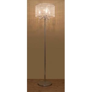 輸入家具 フロアスタンド フロアライト ランプ 真鍮トレー付き モダン