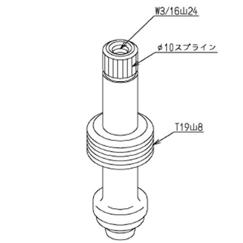 TH5B0190：￥3,980以上送料無料 TOTO止水バルブ