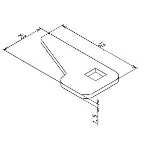 TH85060RZ：￥3,980以上送料無料 TOTO開閉工具