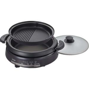 グリル鍋 3.5L プレート 2枚 タイプ 深鍋 焼肉 プレート 蓋 付き CQE-B200-TH タイガー