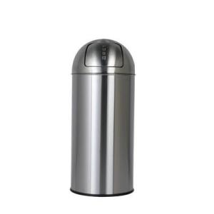 ゴミ箱 おしゃれ ごみ箱 K555-425-25 DUST BIN SATIN FINISHED 25L (DTN)｜livingood