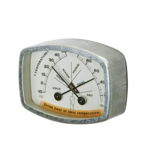温度計 おしゃれ 湿度計 K925-1284BE THERMO-HYGROMETER BEER (DTN)｜livingood