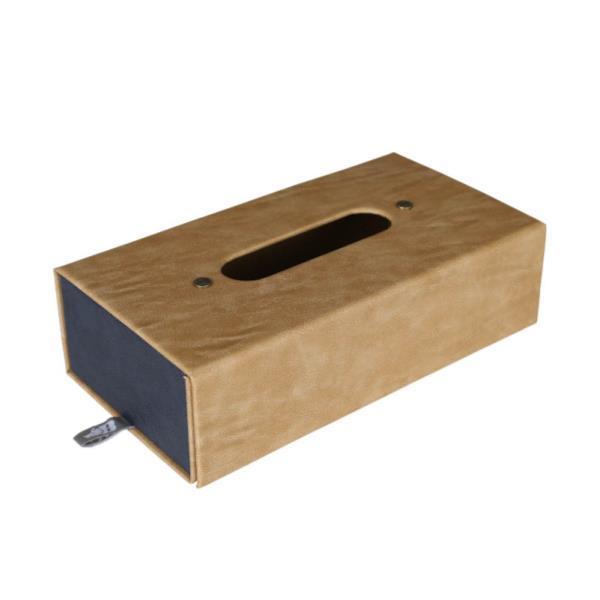 ティッシュカバー H20-0155BE FOLDABLE TISSUE BOX BEIGE (DTN...