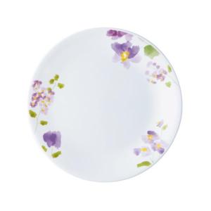 皿 白 白い皿 食器 白 CP-9420 コレールバイオレットミスト 中皿J108-VM (AP)｜livingood