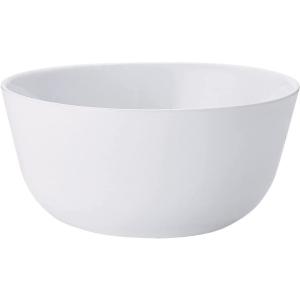 皿 白 白い皿 茶碗 CP-8845 PYREX Milk Glass ジャストホワイト ライスボウル12 PXMK-RB350-JW/JP (AP)｜livingood