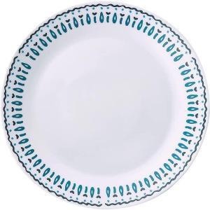 皿 白 白い皿 サラダプレート ホワイト CP-8848 PYREX Milk Glass アズーロ サラダプレート19 PXMK-SP75-AZ/JP (AP)｜livingood