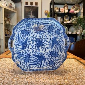 ノリタケ オールドノリタケ 市ノ木慶治 風景絵 プレート 飾り皿 25cm