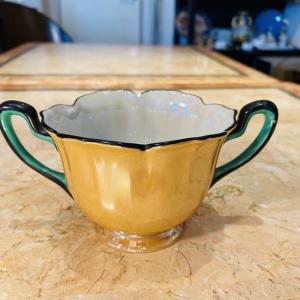 ノリタケ オールドジャパン コバルト 金盛藍線帯華装飾紋 カップ