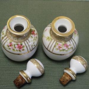 オールドノリタケ 金彩花柄香水瓶 ペア マルキ...の詳細画像3