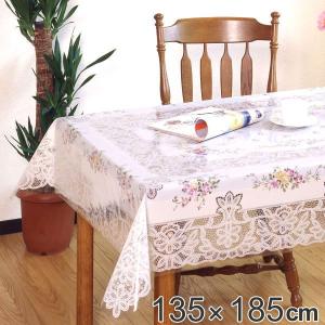 テーブルクロス 135×185cm MGプリントレース マリーナ