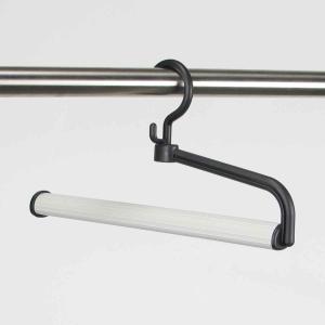 ハンガー スラックスハンガーＥＸ 1段 （ クリップ 衣類収納 洋服ハンガー 連結 滑り止め 日本製 ）