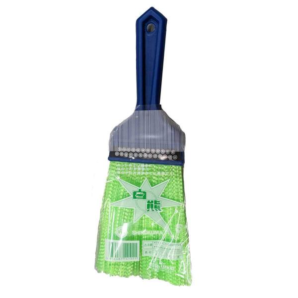 ほうき 白熊 化繊 長さ24cm （ ホウキ 箒 手箒 サッシ ミゾ掃き 車内 机の上 掃き 清掃 ...