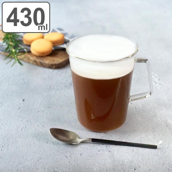キントー マグカップ 430ml カフェラテマグ CAST 耐熱ガラス （ KINTO 食洗機対応 ...
