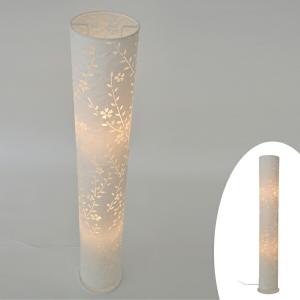 フロアライト 和紙 フロアランプ バナナ紙X角 麻葉煉瓦 （ フロア