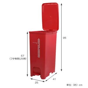 ゴミ箱 ふた付き ペダルペール 40L ( ご...の詳細画像3