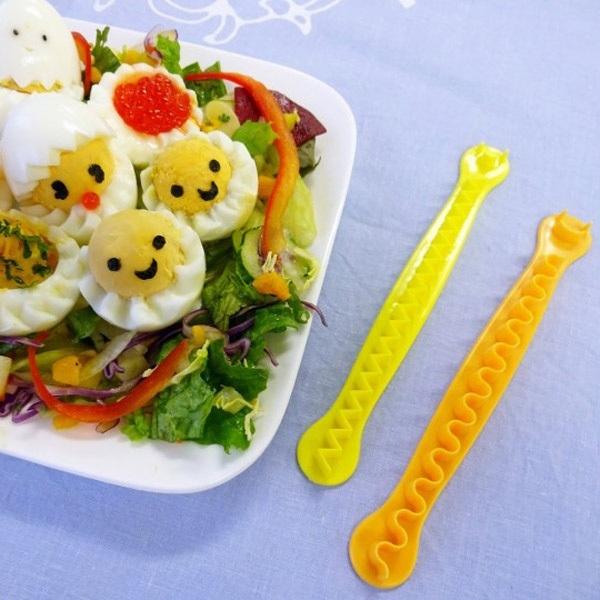 ゆでたまごカッター　花型　カッター　ゆでたまご　飾り切り　デコ型　花卵コロン （ デリジョイ del...