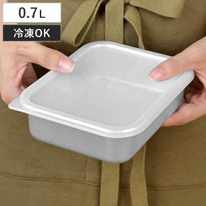 アルミ製フードストレージコンテナ 3個セット イノマタ化学 保存容器 S・M・L 3個ずつセット 角型 楽ちんパック
