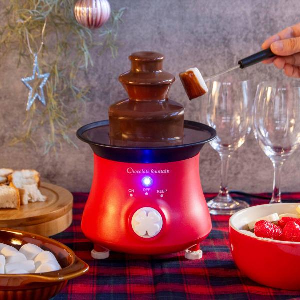 チョコレートファウンテン リトルリッチ S 電気式 2〜4人用 お菓子作り （ チョコファウンテン ...