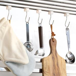 フープ棚用 フック 5個 ステンレス製 （ 引っ掛け 吊り下げ