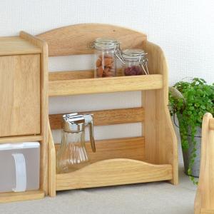 ■在庫限り・入荷なし■ スパイスラック　調味料ラック　2段　木製