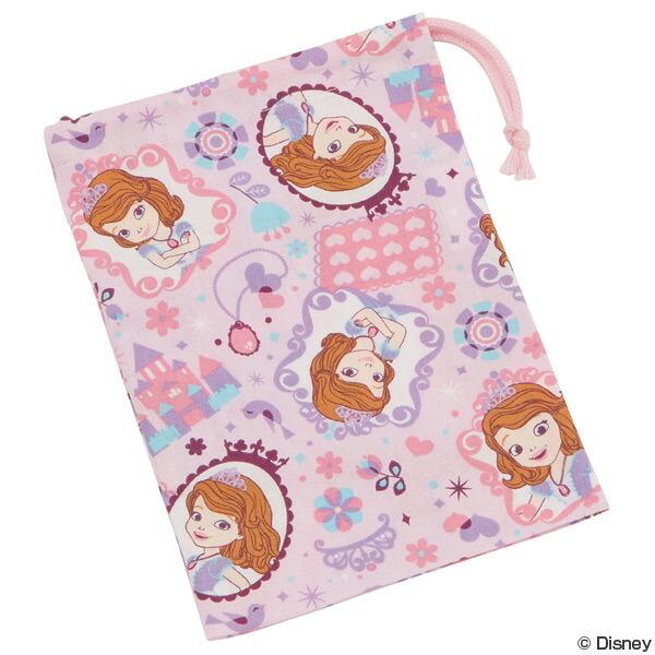 コップ袋　ちいさなプリンセスソフィア　歯ブラシホルダー付き　子供用 （ 子ども用 給食 袋 子供用コ...
