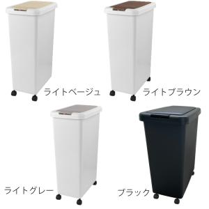 ゴミ箱 キッチン スリムプッシュ 30L キャ...の詳細画像3