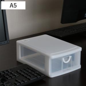 サンコープラスチック レターケース 幅13.5×奥行19.2×高さ26cm A6 5段