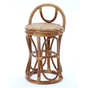 スツール【C4141N スツール】籐 ラタン あじろ編み 螺旋 らせん 軽量