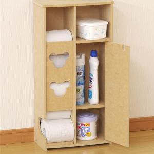 トイレ収納 トイレラック ワイド 扉付き ( ...の詳細画像3
