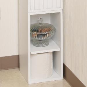 トイレ収納　スタッキングdeトイレ収納オープン （ トイレ用品
